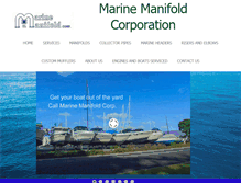 Tablet Screenshot of marinemanifoldcorp.com
